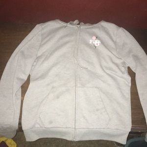 pink zip up jacket
